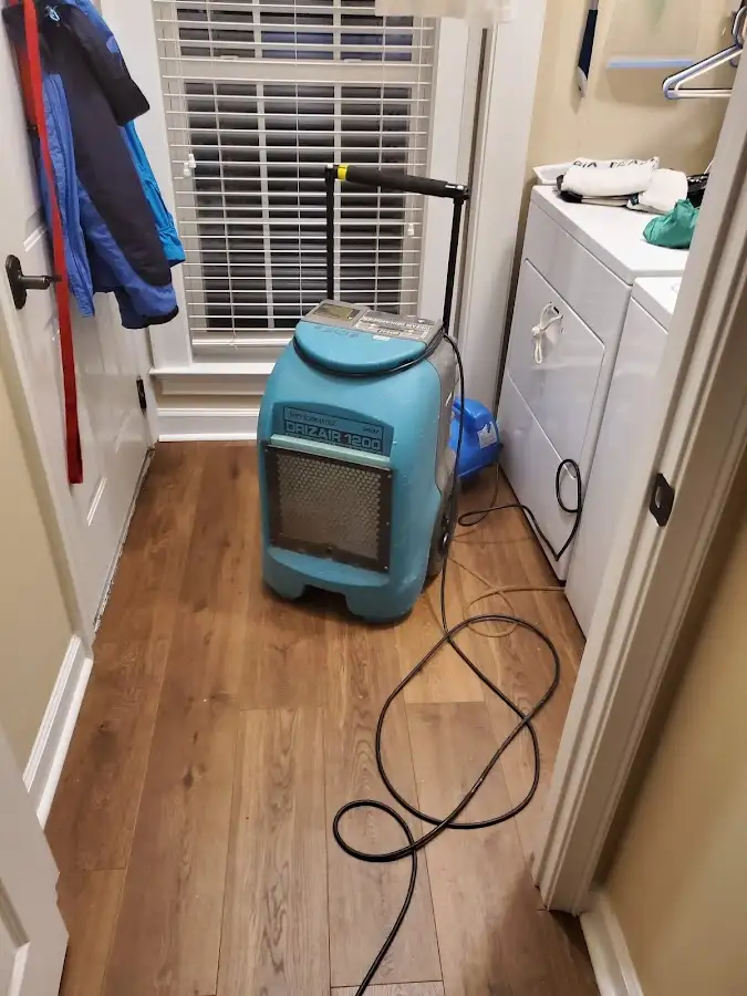 Commercial dehumidifier deployed for Crawl Space Restoration in Cornelius