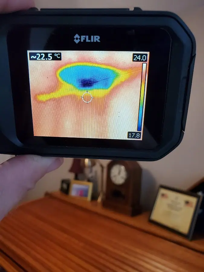 Thermal imaging inspection for water damage in Cornelius