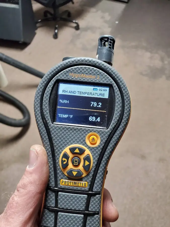Moisture meter humidity assessment for Fire & Smoke Damage Restoration in Cornelius
